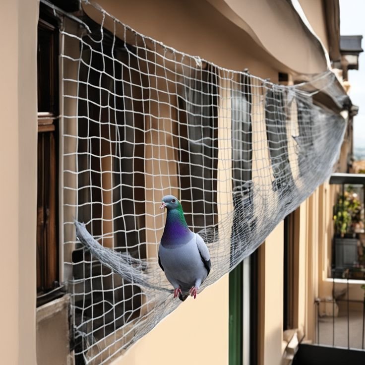 Pigeon Safety Nets installation